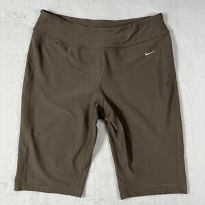 Nike Dri-FIT Women's Mid-Rise  Olive 7" Biker Shorts